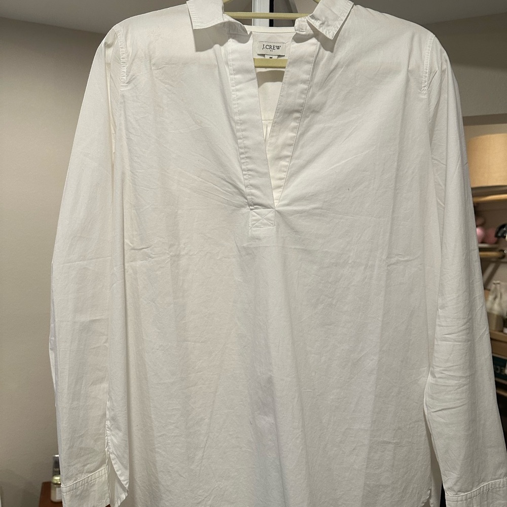 J. Crew Women's White Blouse